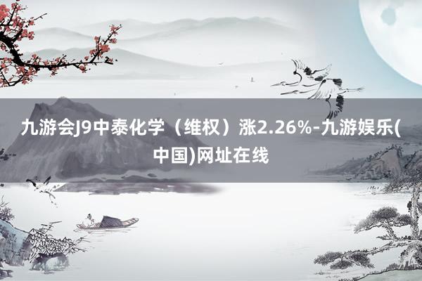 九游会J9中泰化学（维权）涨2.26%-九游娱乐(中国)网址在线